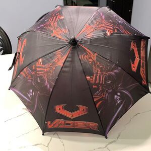 StarWars | Darth Vader Figurine Novelty Boys Unisex Black Red Kids Umbrella